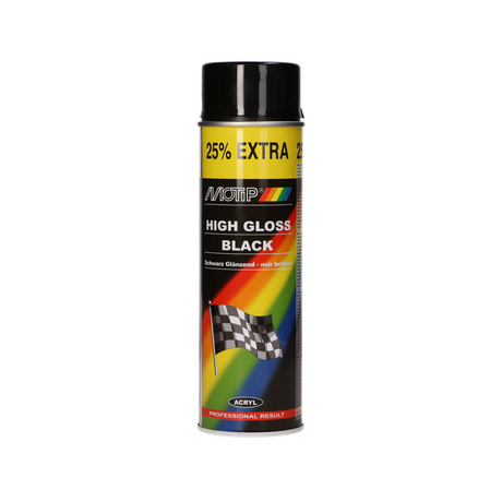 Lakier w sprayu Acryllic High Gloss Black 500 ml