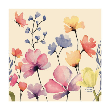 Serwetki Duni Floral Haven 3-warstwowe chusteczki 24x24cm