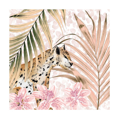 Serwetki Duni Wild Palms 3-warstwowe chusteczki 24x24cm