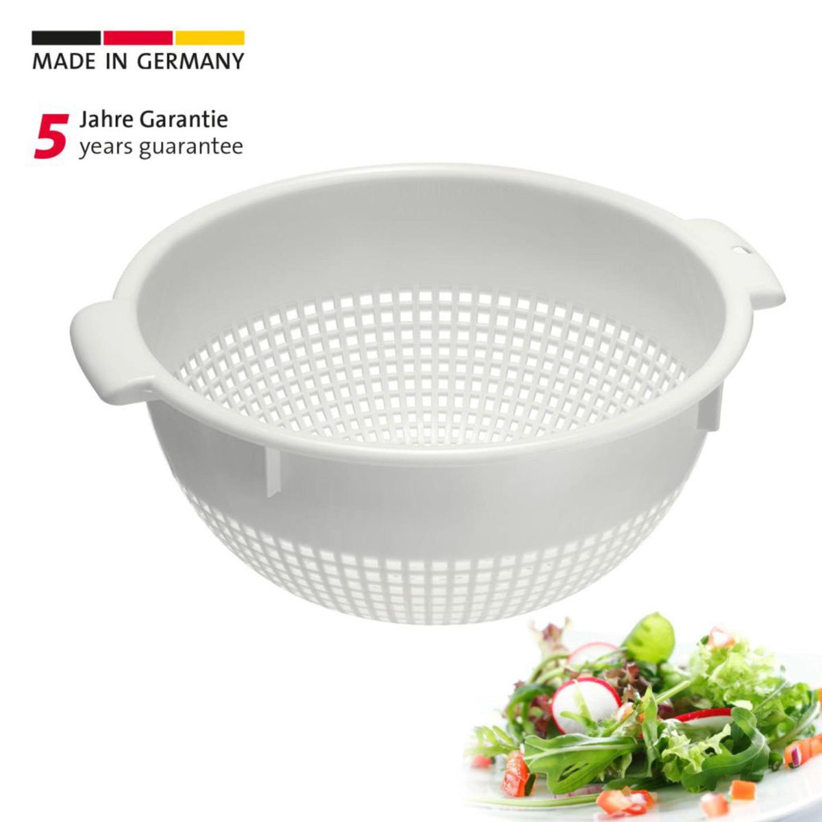 Plastikowy durszlak Westmark ã˜24cm biały