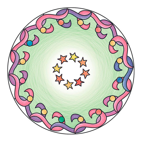 Autorska mandala Ravensburger mini - konie