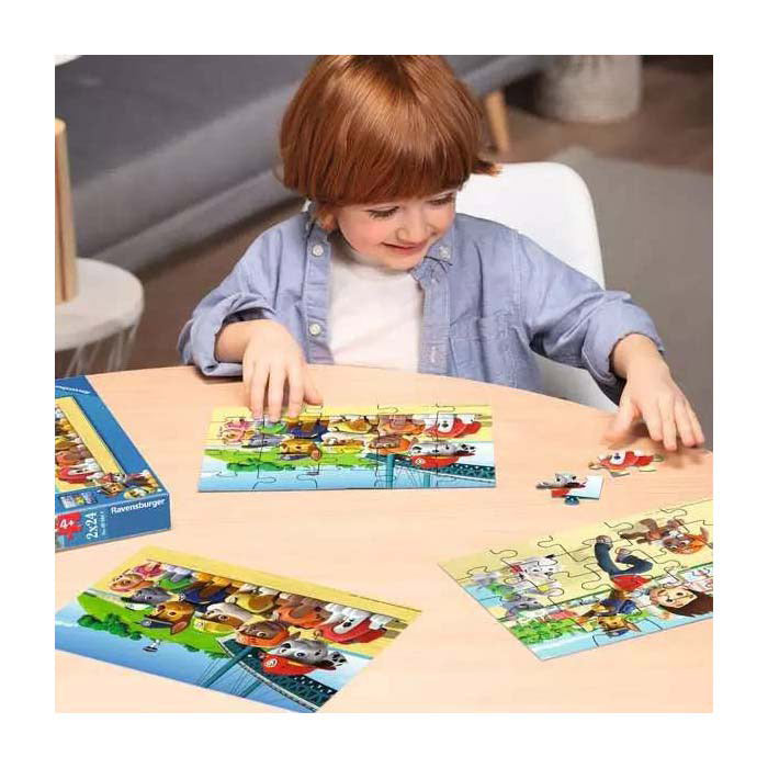 Puzzle Ravensburger Paw Patrol dzielnych psów 2x24 elementy