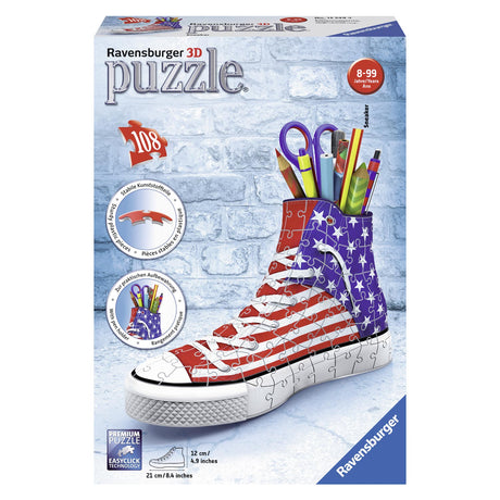 Trampki Ravensburger w stylu amerykańskim - puzzle 3D - 108 elementów