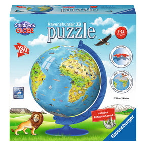 Globus dziecięcy Ravensburger xxl (angielski) - puzzle 3D - 180 elementów