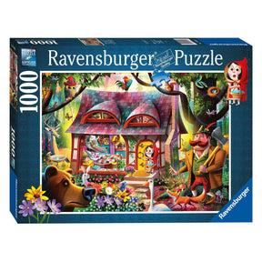 Ravensburger Puzzle Little Red Riding Hood i de Wolf, 1000st.