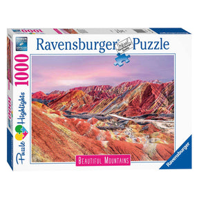 Puzzle Ravensburger tęczowe góry, Chiny, 1000 szt.