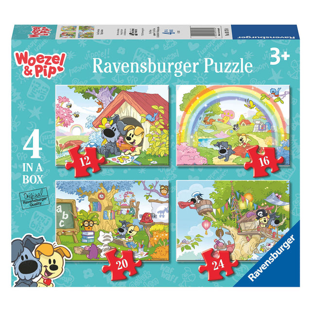 Ravensburger Pip w Magic Garden Leg Puzzle 4in1