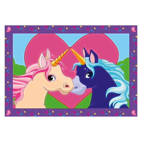 Ravensburger Crect Paint według numeru - magiczne jednorożce
