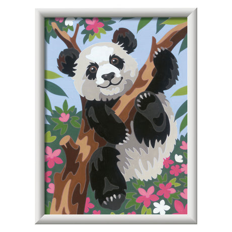 Ravensburger Crerec Painting na Numer - Gra w Panda