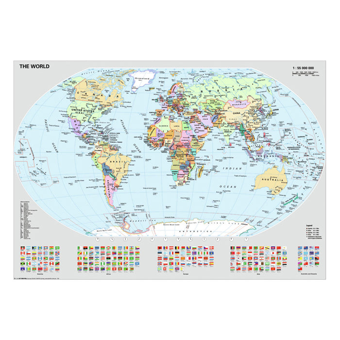 Puzzle Ravensburger Mapa Świata - układanka edukacyjna 1000 elementów.