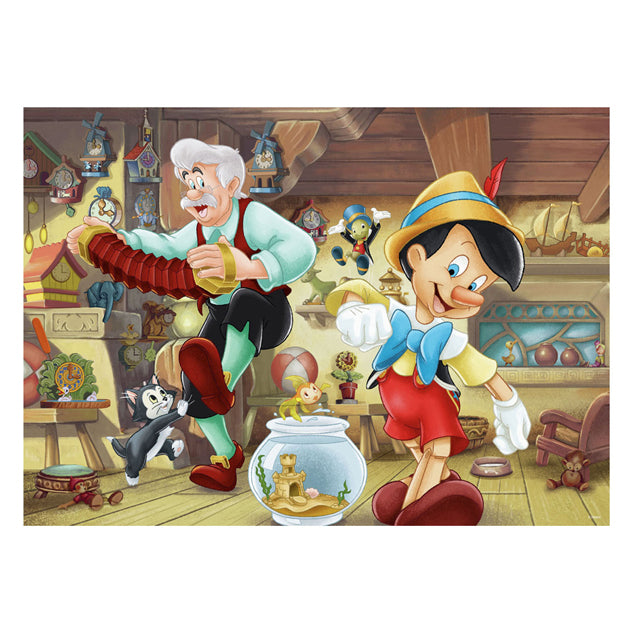 Puzzle Ravensburger Disney Pinokio 1000 elementów dla dorosłych.