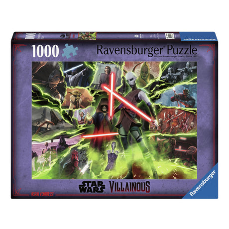 Puzzle Ravensburger Star Wars Villainous: Asajj Ventress - układanka - 1000 elementów