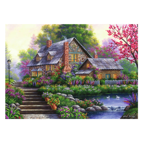 Puzzle Ravensburger Romantyczny domek