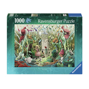Puzzle Ravensburger „Tajemniczy ogród”.
