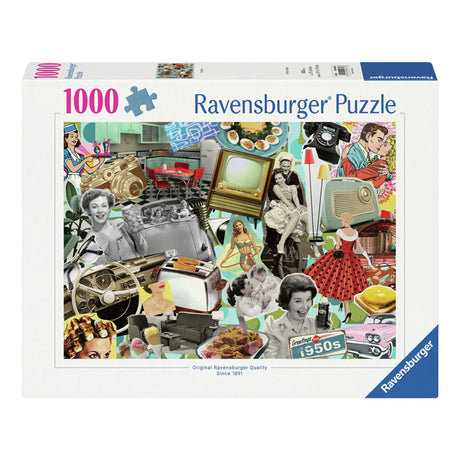 Puzzle Ravensburger z lat 50. XX w. - 1000 elementów, vintage.