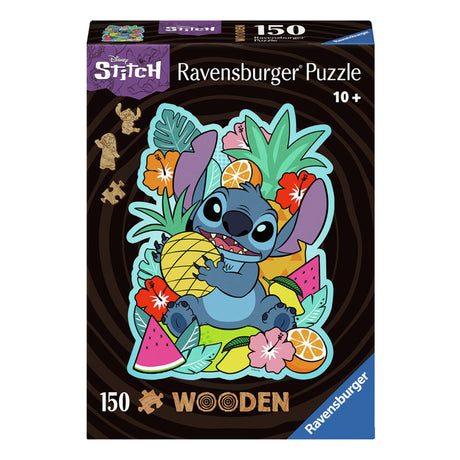 Drewniane puzzle Ravensburger Disney Stitch - układanka - 150 elementów