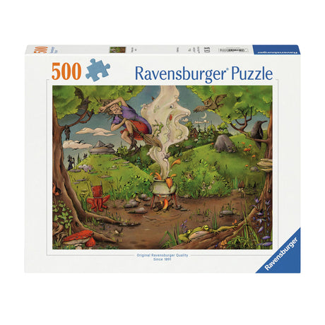 Puzzle Ravensburger u leśnej wiedźmy - układanka - 500 elementów