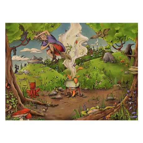 Puzzle Ravensburger u leśnej wiedźmy - układanka - 500 elementów