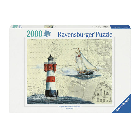 Puzzle Ravensburger romantyczna latarnia morska - układanka - 2000 elementów