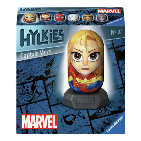 Ravensburger 3D Puzzle Hylki Marvel Captain Marvel, 54st.