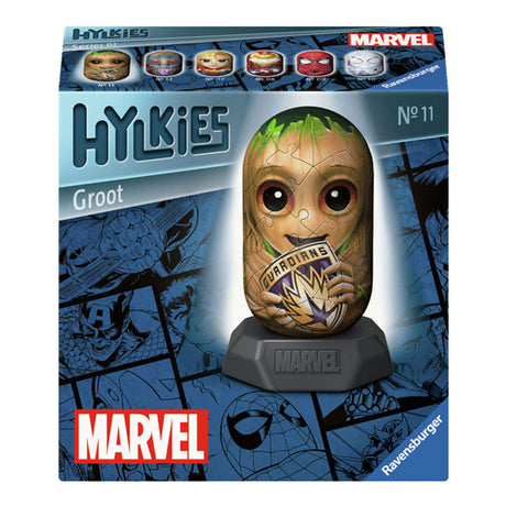 Ravensburger 3D Puzzle Hylkies Marvel Groot, 54st.