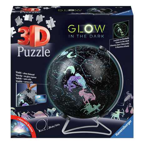 Konstelacje Ravensburgera świecą w ciemności - puzzle 3D