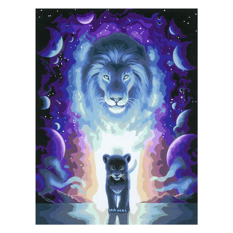 Edycja Ravensburger Lion jojoesart - malowanie po numerach dla dorosłych