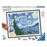 Ravensburger Gwiaździsta noc (van Gogh) - malowanie po numerach dla dorosłych