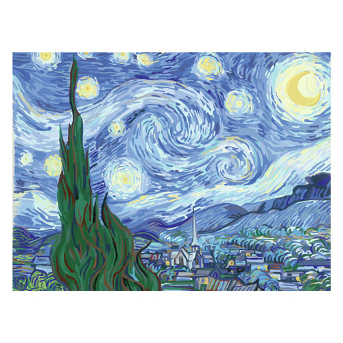 Ravensburger Gwiaździsta noc (van Gogh) - malowanie po numerach dla dorosłych
