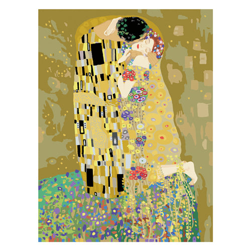 Ravensburger Pocałunek (klimt) - malowanie po numerach dla dorosłych