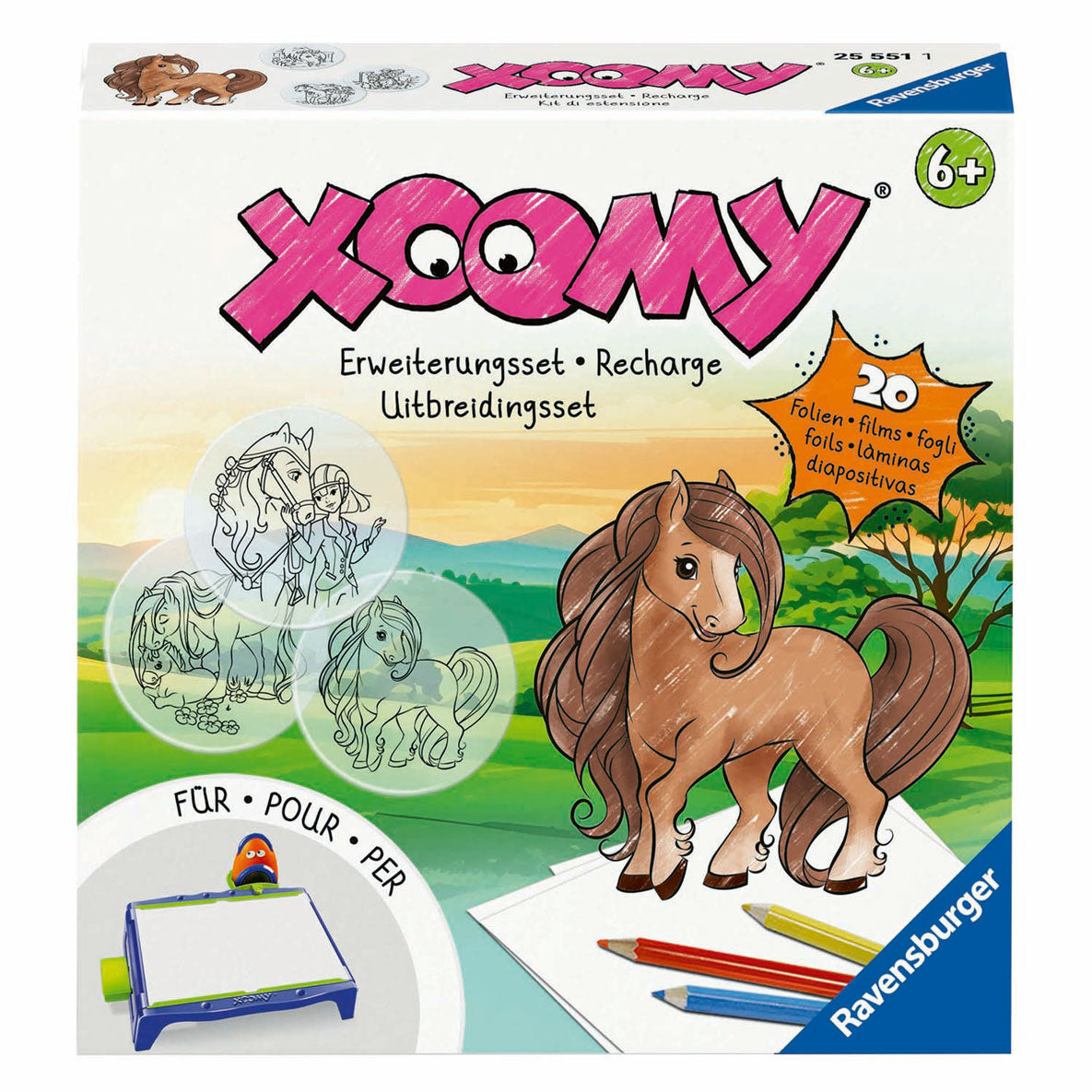 Zestaw koni z rozszerzeniem Ravensburger Xoomy