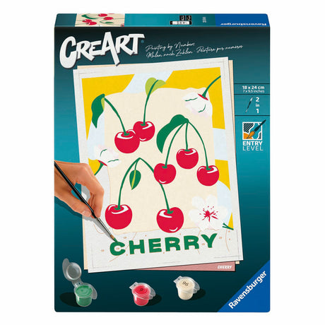 Farba Ravensburger Creart według numerów - wiśnia
