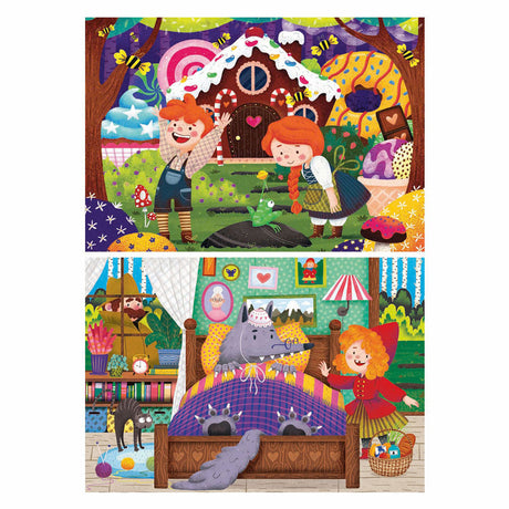 Puzzle Ravensburger - bajki 2x12 elementów