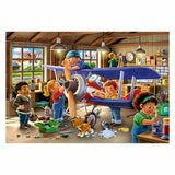 Puzzle Ravensburger do naprawy pociągu lotniczego 2x24 elementy