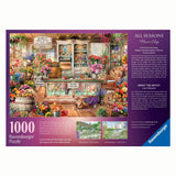 Ravensburger jigsaw puzzle - all seasons flower shop - 1000 pieces