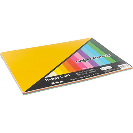 Colortime https: www.cchobby.nl wiosenny karton-a4-arkusz-210x297-mm-180-gr-diverse-colors-30-miscellaneous-vellen-1-doos