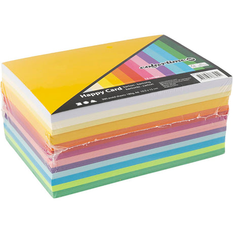Colortime https: www.cchobby.nl wiosenny karton-a6-arkusz-105x148-mm-180-gr-diverse-colors-300-div-vellen-1-doos