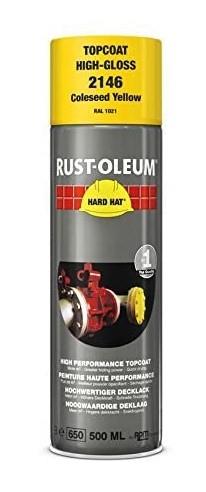 Spray rdzawo-oleum w puszce żółty ral1021 500ml