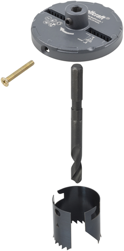 Otwornica Wolfcraft | standardowe | 6-częściowy | ø25, 32, 40, 45, 54, 65mm | 1 zestaw - 2165000