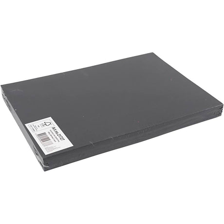 Firma Creativ czarny karton 180 gramów - czarny karton a4 - karton hobby - wytrzymały papier - czarny papier a4 180 gramów - papier rzemieślniczy karton rzemieślniczy - 21x29,7 cm - a4 - 100 ark.