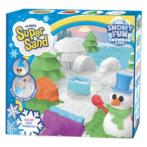 Super Sand Snowny Fun - Snowman City Play Set