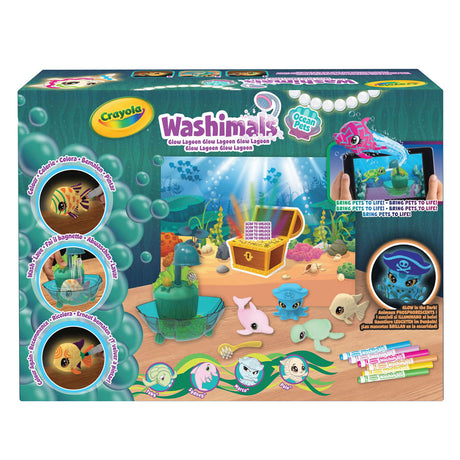 Zestaw do gry Goliath Crayola Washimals Ocean Glow Lagoon