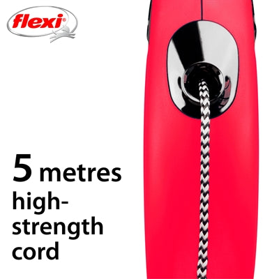 Produkty Flexi linia zwijana nowy klasyczny przewód czerwony m 5 metrów do 20kg