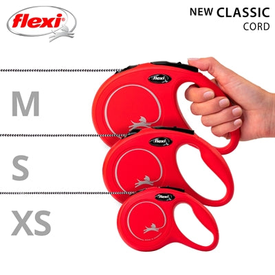 Produkty Flexi linia zwijana nowy klasyczny przewód czerwony m 5 metrów do 20kg