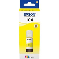 Oryginalny, żółty wkład do drukarki Epson 104