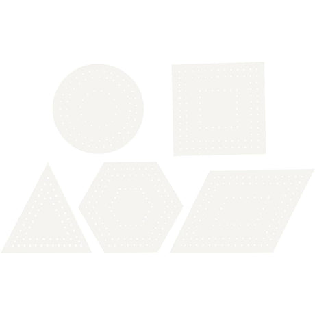 Creativ Company Cross Szyty tekturowe białe geometryczne, 20.