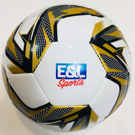 E L Sports Voetbal Champion - Różne odciski - 320 gramów - Rozmiar 5
