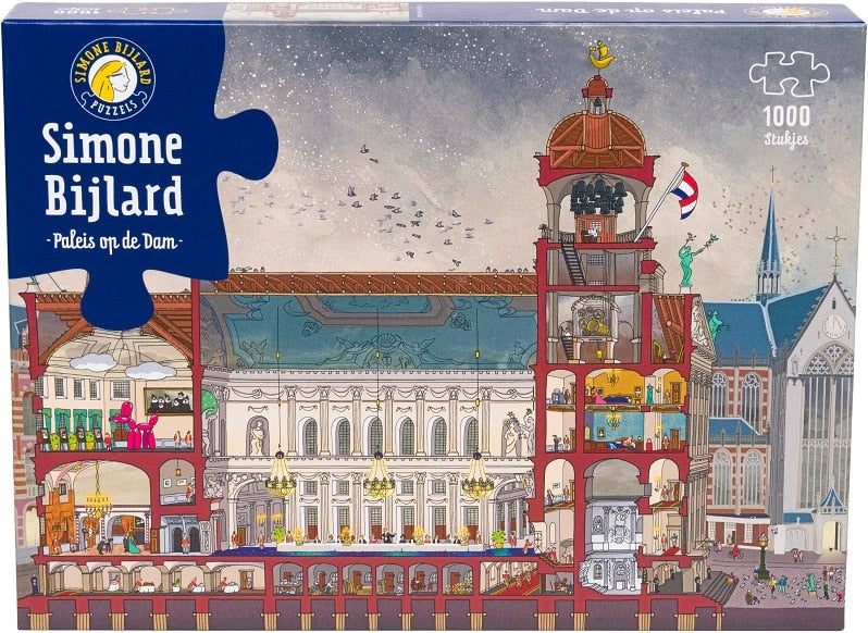 Puzzle Simone Bijlard Puzzle Simone Bijlard - Pałac na Placu Dam - 1000 elementów