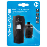 Przednia lampka akumulatorowa M-wave Apollon K 30 USB