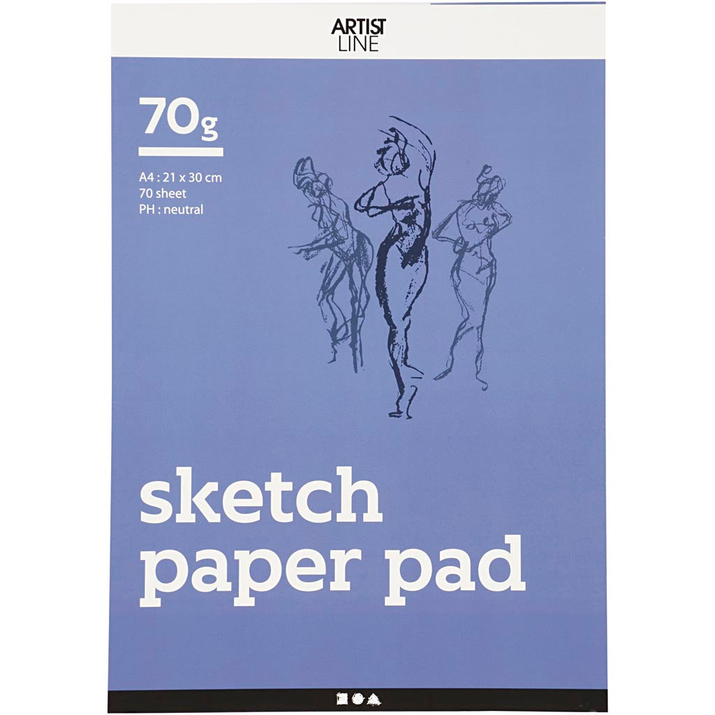 Szkicownik firmowy Creativ biały a4 70gr, 70 kartek